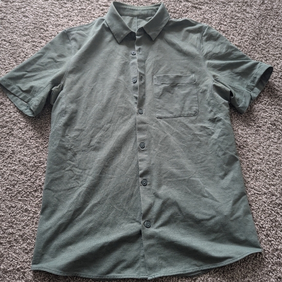 Lululemon Commission Short Sleeve Shirt Oxford - Picture 3 of 9